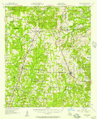 Grand Cane 1957 topographic map thumbnail