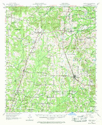 Grand Cane 1957 topographic map thumbnail