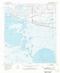 Grand Lake East 1955 topographic map thumbnail