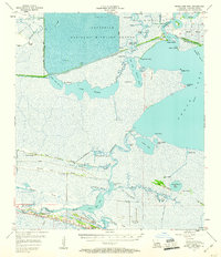 Grand Lake West 1955 topographic map thumbnail
