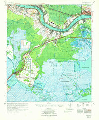 Hahnville 1969 topographic map thumbnail