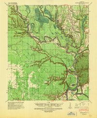 Harrisonburg 1941 topographic map thumbnail