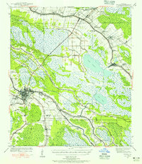 Houma 1939 topographic map thumbnail