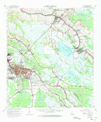 Houma 1963 topographic map thumbnail