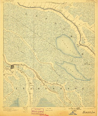 Houma 1892 topographic map preview
