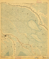 Houma 1892 topographic map thumbnail