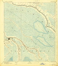 Houma 1892 topographic map thumbnail