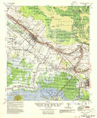 Jeanerette 1954 topographic map thumbnail