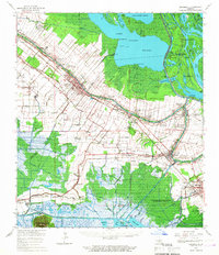 Jeanerette 1963 topographic map thumbnail