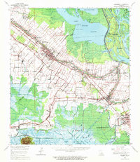 Jeanerette 1963 topographic map thumbnail