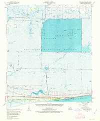 Johnsons Bayou 1955 topographic map thumbnail