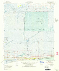 Johnsons Bayou 1955 topographic map thumbnail
