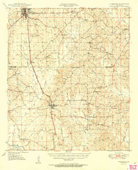 Jonesboro 1950 topographic map thumbnail
