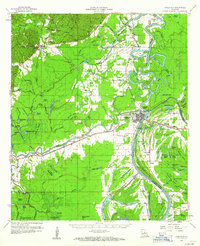 Jonesville 1960 topographic map thumbnail
