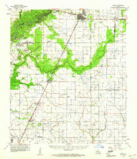 Kinder 1959 topographic map thumbnail