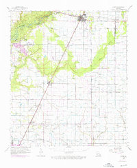 Kinder 1959 topographic map thumbnail