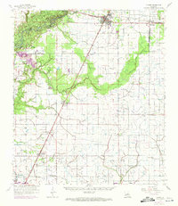 Kinder 1959 topographic map thumbnail