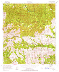 Kisatchie 1954 topographic map thumbnail