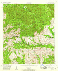 Kisatchie 1954 topographic map thumbnail