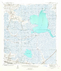 Lac Des Allemands 1944 topographic map thumbnail