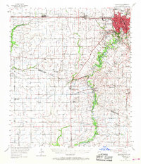 Lafayette 1955 topographic map thumbnail