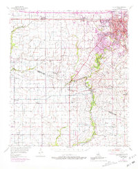 Lafayette 1955 topographic map thumbnail