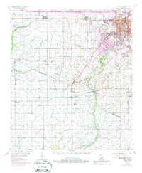 Lafayette 1955 topographic map thumbnail