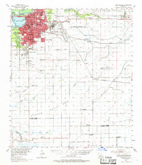 Lake Charles 1955 topographic map thumbnail