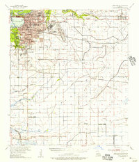 Lake Charles 1955 topographic map thumbnail