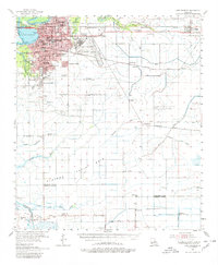 Lake Charles 1955 topographic map thumbnail