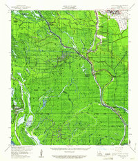 Lake Chicot 1959 topographic map thumbnail
