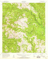 Leander 1954 topographic map thumbnail