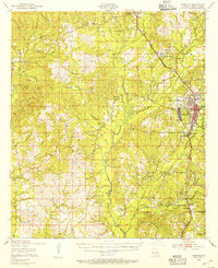 Leesville 1948 topographic map thumbnail