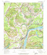 Locust Ridge topographic map thumbnail
