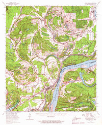 Locust Ridge 1965 topographic map thumbnail