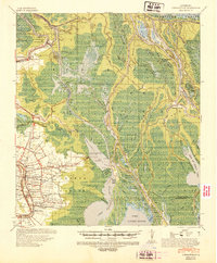 Loreauville 1941 topographic map thumbnail