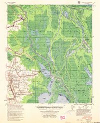 Loreauville 1954 topographic map thumbnail