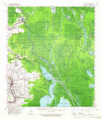 Loreauville 1960 topographic map thumbnail