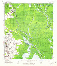 Loreauville 1960 topographic map thumbnail