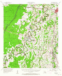 Mangham 1957 topographic map thumbnail