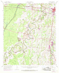 Mangham 1957 topographic map thumbnail