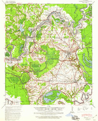 Marksville 1940 topographic map thumbnail