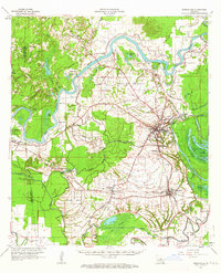 Marksville 1962 topographic map thumbnail