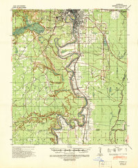 Monroe topographic map thumbnail