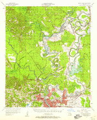 Monroe North 1957 topographic map thumbnail