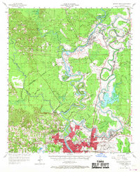 Monroe North 1957 topographic map preview