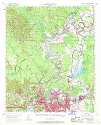 Monroe North 1969 topographic map thumbnail