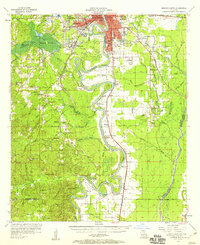 Monroe South 1957 topographic map thumbnail