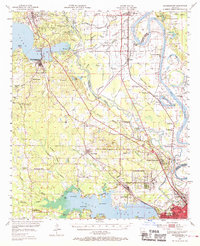 Mooringsport 1955 topographic map thumbnail