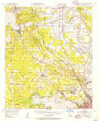Mooringsport 1955 topographic map thumbnail